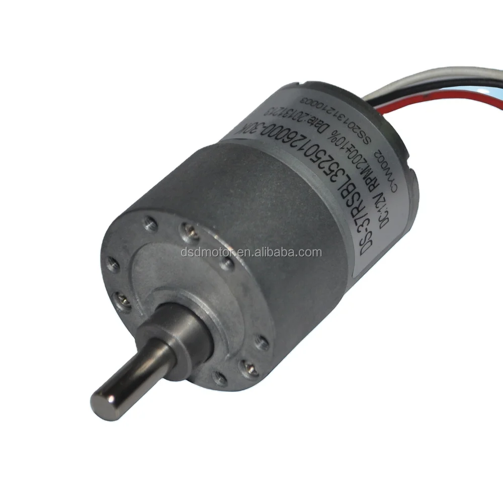 Waterproof 18V 50W 1kg 37mm BLDC Motor for Robot High Rpm Constant Rpm