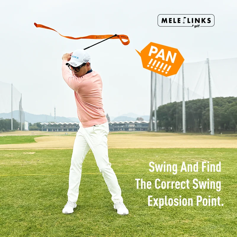 Golfs Retractable Ribbon Swing Stick Sound Practice Increase Swing Speed Training Club Practice Tool Golfs Accessories
