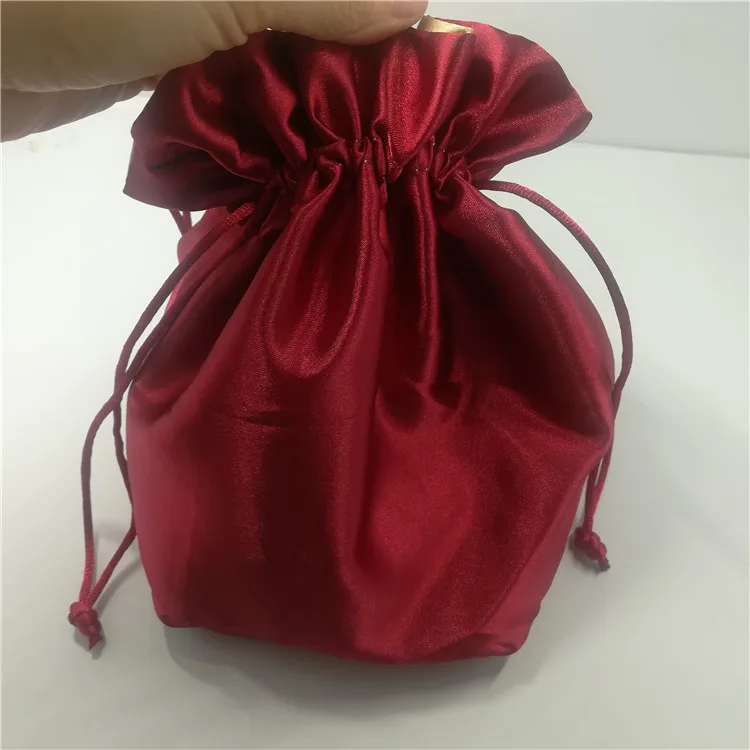 Шёлковая Подарочная сумка для ювелирных изделий с логотипом на заказ