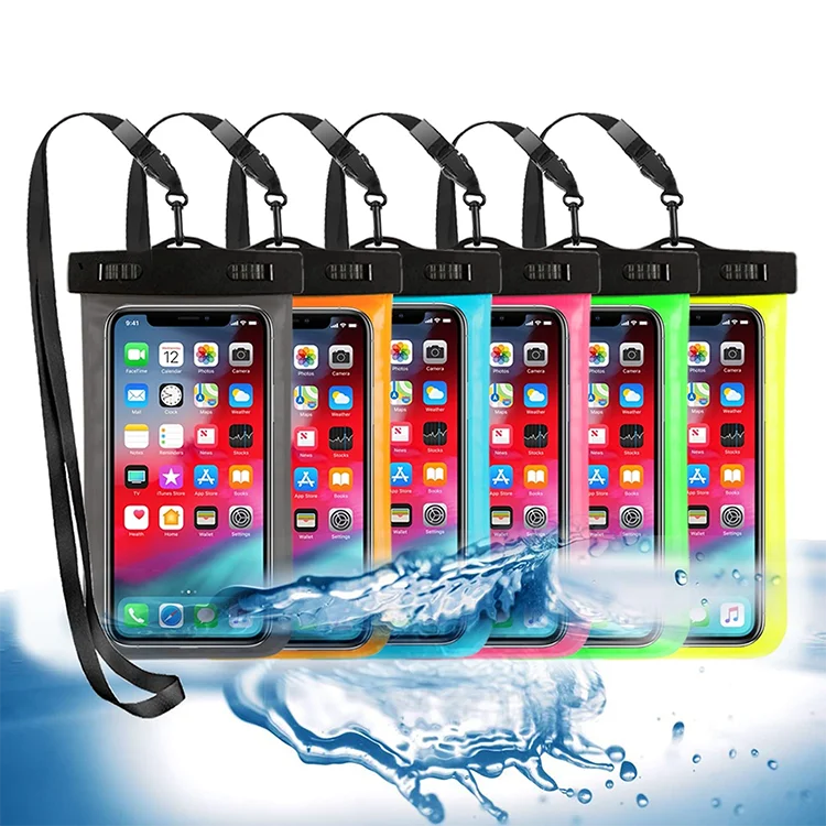 Wholesale Universal Waterproof Bag Pouch Touch ID Fingerprint Supported Mobile Phone Waterproof bag