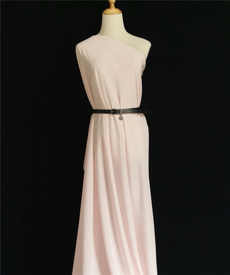 
Plain Dyed White Bridal Fabric Silk Crepe Fabric 12MM Crepe De Chine Pure Silk Fabric 