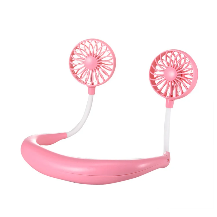 Портативный и переносной мини-USB-подвесной вентилятор со светодиодной подсветкой