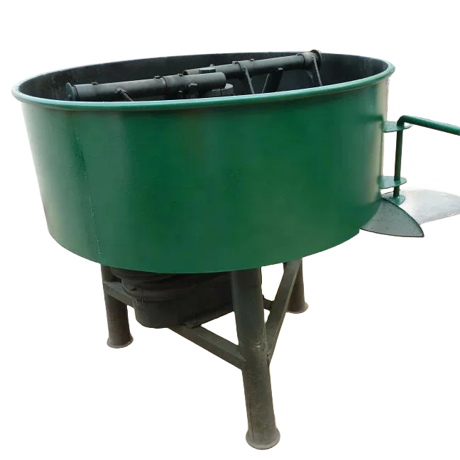 Coal powder grinding wheel mill mixer pan wheel roller grinder mixer Concrete Pan Mixer