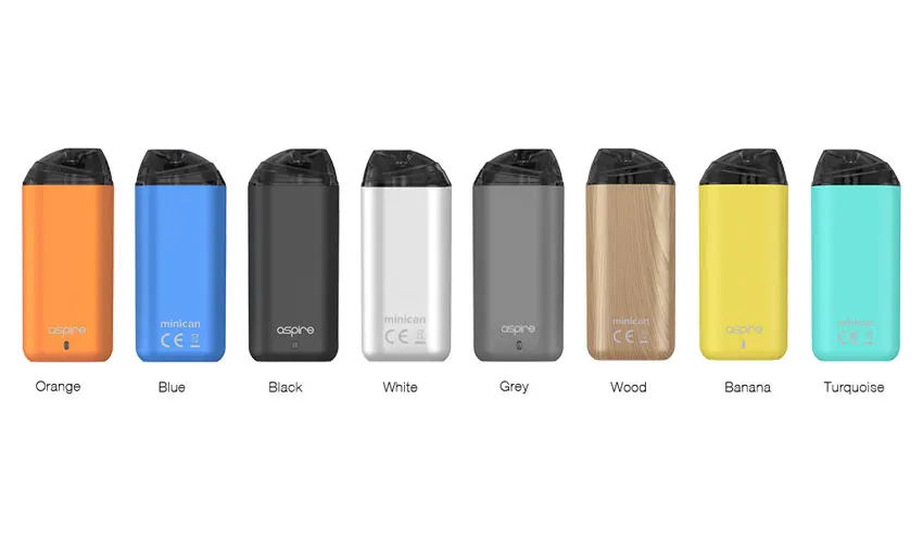 High Quality Colorful 350mAh Battery Capacity 2ML/3ML Vape Pen Aspire Minincan