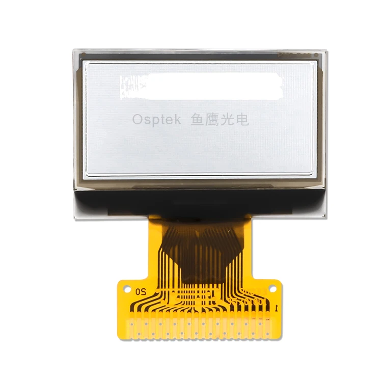 0.96 Inch oled screen white color 128x64 dot SSD1315 with sealing-in 20 pins OLED display screen