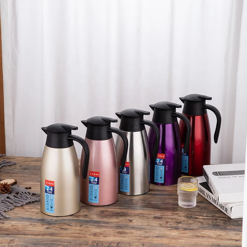 Kettle Water Tea Cheap Price Glass Coffee Hotel Tray Set Pots & Stainless Steel 1.5L 2.0L Portable Vacuum Water Kettles