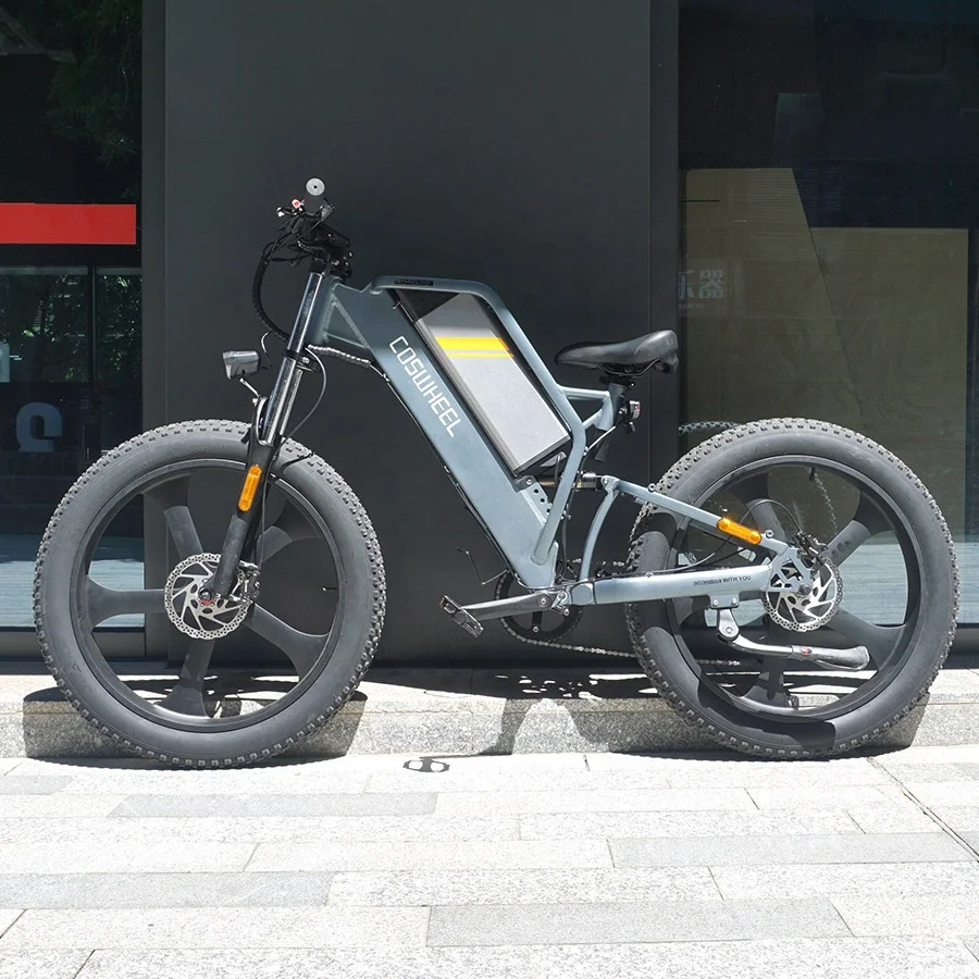 Китайский Электрический велосипед Coswheel T26 Ebike 48 В 750 Вт 1500 Гибридный дорожный электровелосипед