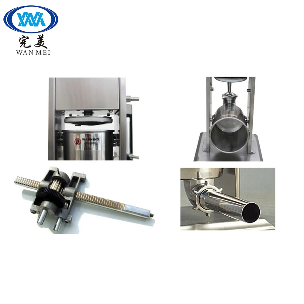 WM - VSP3L/5L7L  Vertical Painting Salami Maker Manual Sausage Stuffer Wanmei