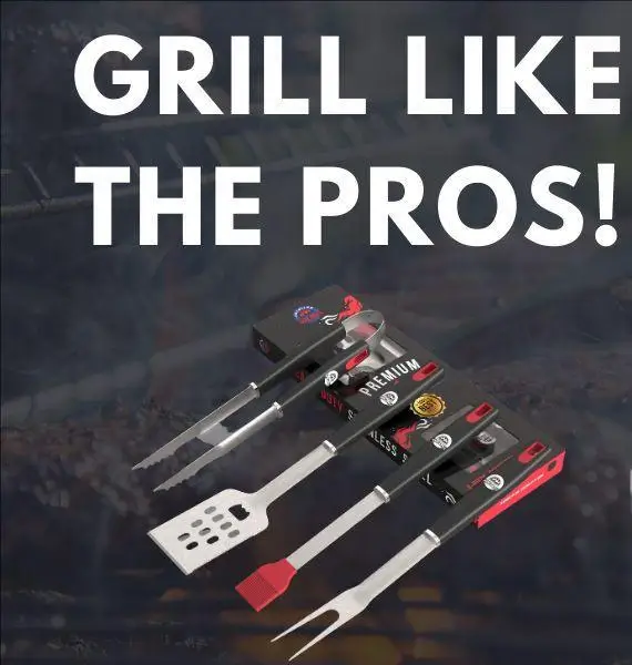 Premium outdoor grilling accessories heavy duty bbq tools kit set for barbecue