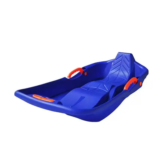 China Hot Sale Supplier Portable Downhill Winter Sports Plastic Snow Sled