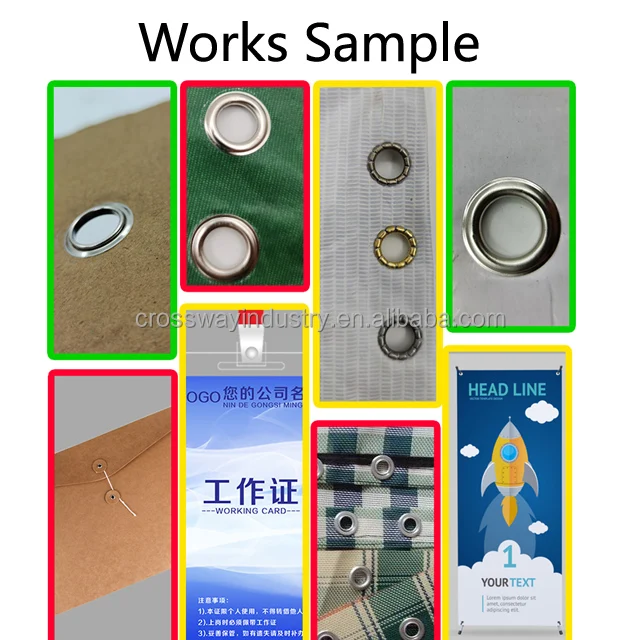 Fast Speed Hand Manual Banner Punching Machine Eyelet Grommet Press Machine For Flex banner