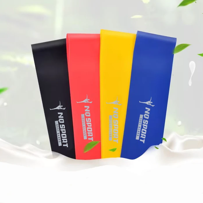 NQ SPORTS Resistance Bands Custom Logo Yoga Gym Band  Training Elastic Rubber Band for Fitness Expander with Wholesale Price