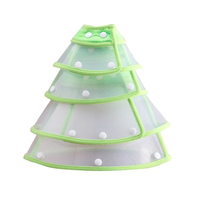 High Quality Transparent Visible Circle Adjustable Dog Neck  Elizabeth Collar For Pet Skin Disease