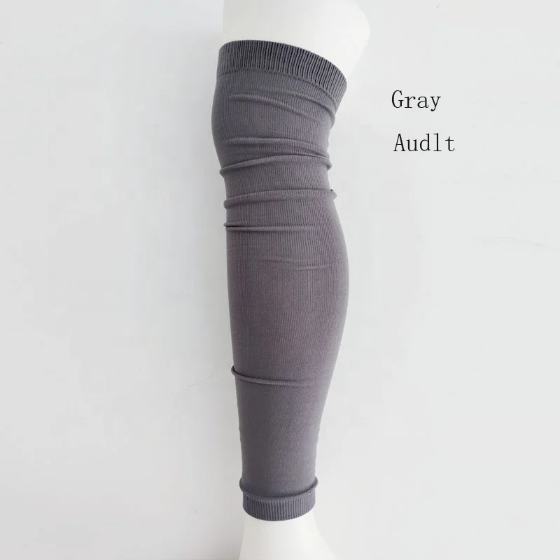 Best Sellers Custom Logo High Quality Leg Sleeves Sports Compression Adult Football Socks Youth Footless Socks