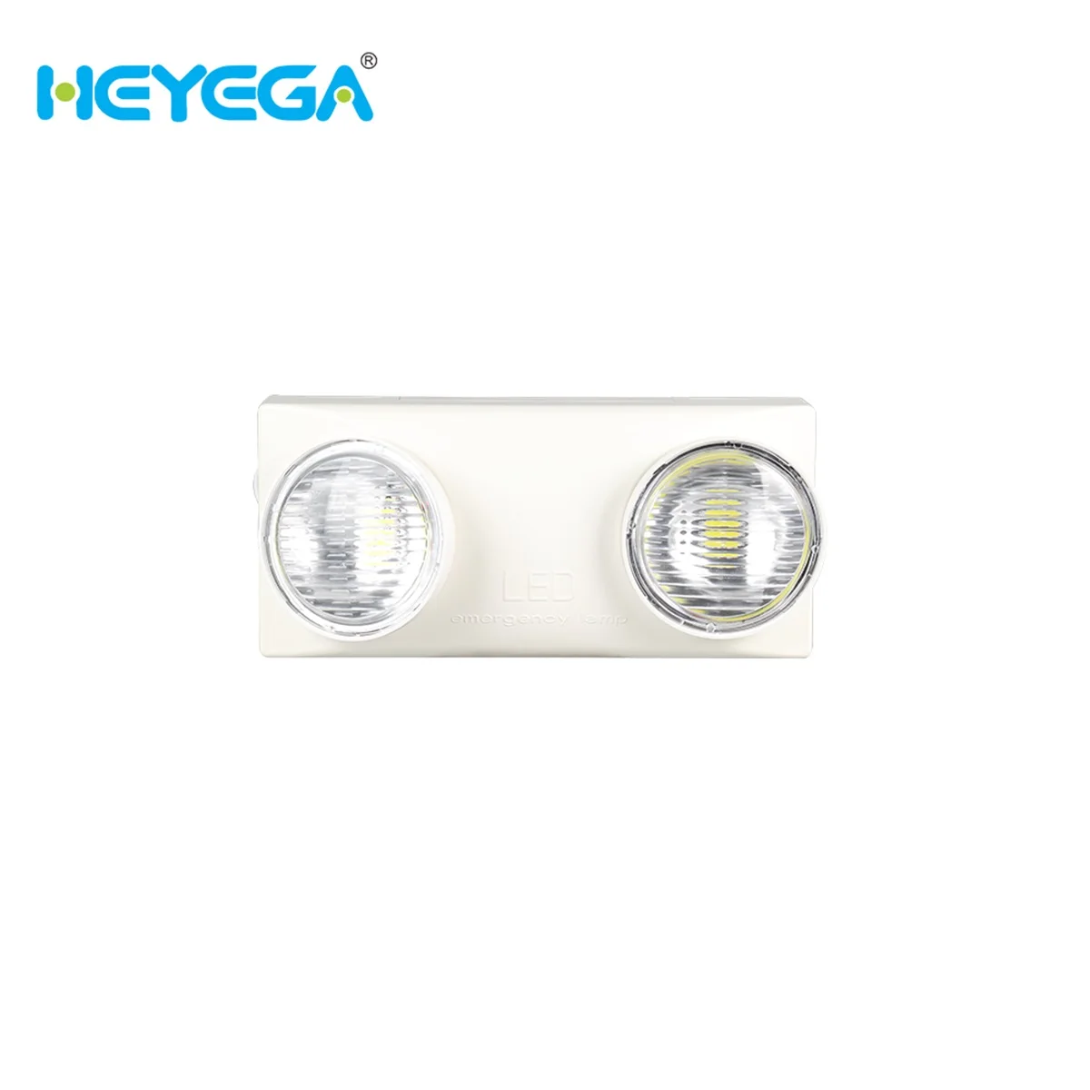 Ac 220-240V 50/60Hz Twin Spot Wall Mounted Rechargeable 2Heads Led Battery Backup Emergency Light