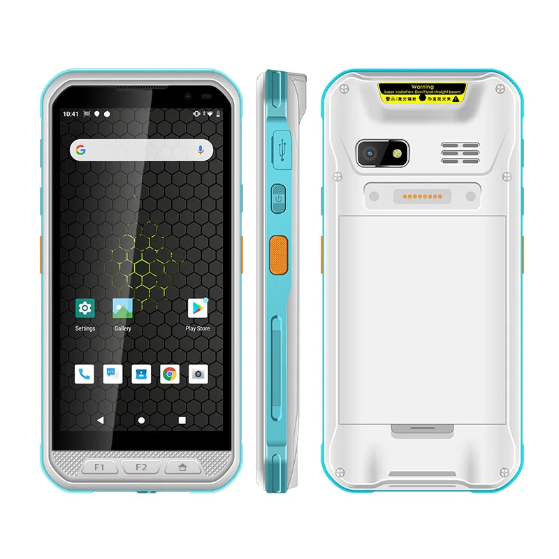 UNIWA V9S 5 7 дюймов портативный сканер штрих-кодов на Android NFC считыватель/записывающий инвентарь сборщик данных компьютер LTE GSM ударопрочный