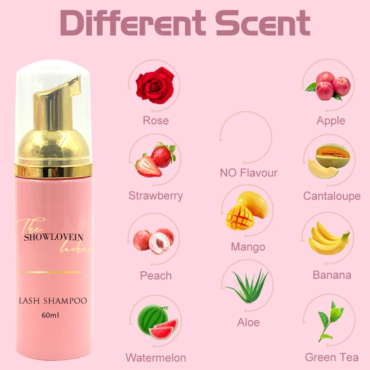 Оптовая продажа шампунь для ресниц пенный очиститель фирменный Lashshampoo веганов