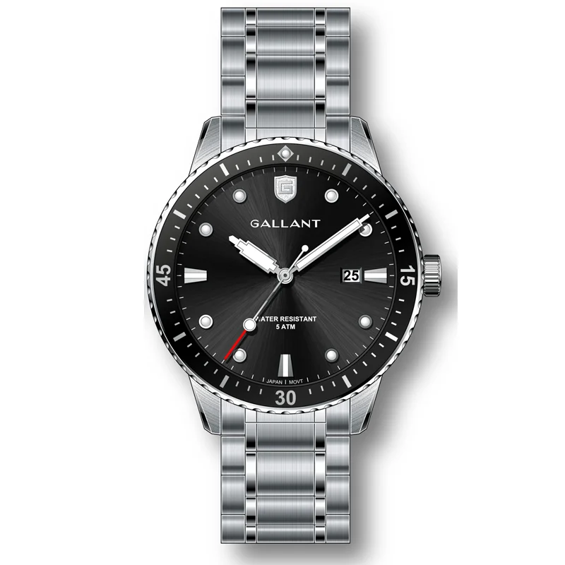 OEM watches stainless steel super luminous hand sapphire crystal 10 ATM water resistant automatic watch diver watch