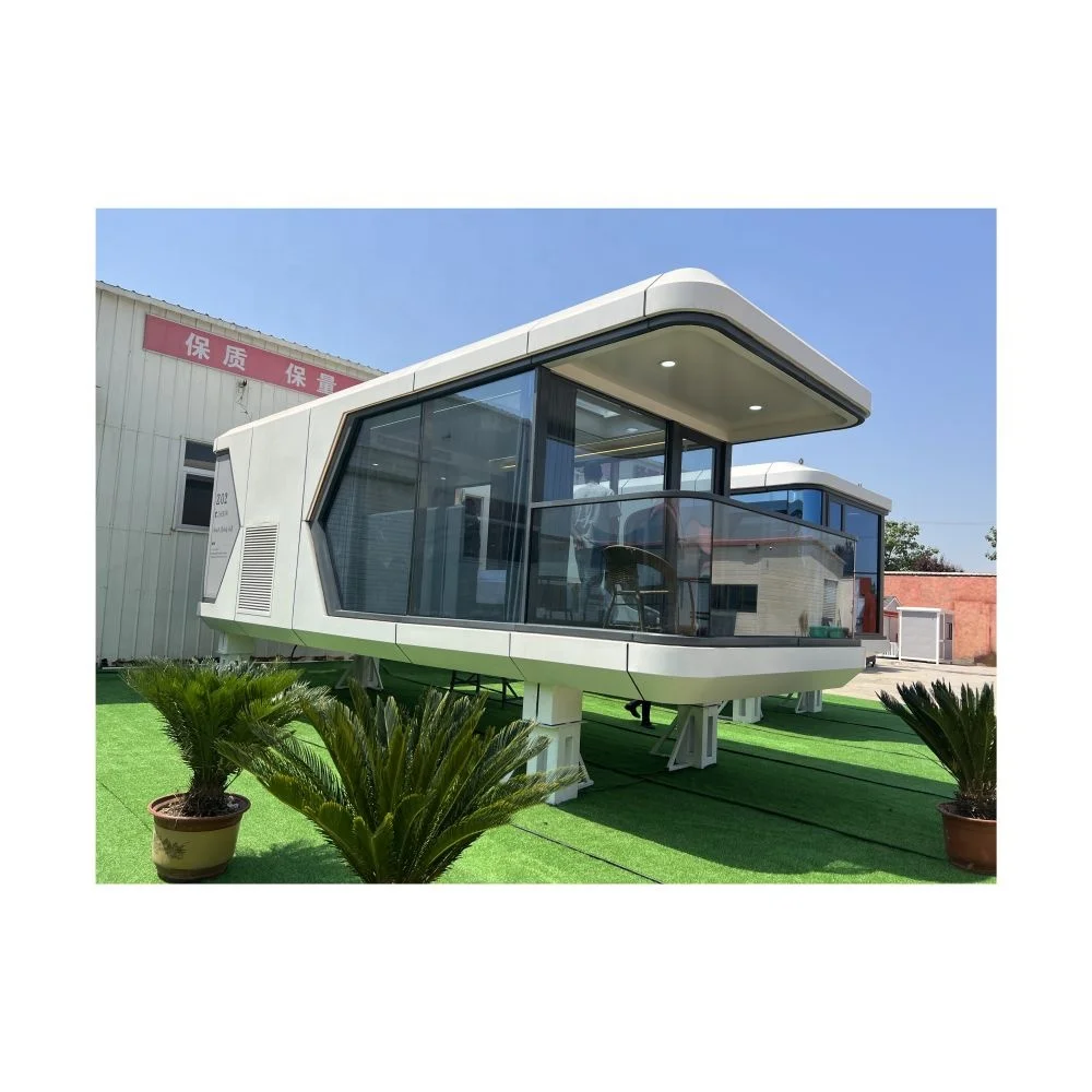 zhentai Z06 38sqm Earthquake Resist Isolator Sleeping Capsule Prefab Modern Cabin Tiny House Wholesale