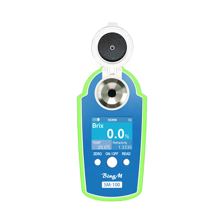 Professional Factory juice fruit sugar laboratory Hand Hold Refractometer Replacement Brix Hydrometer Set With High Quality