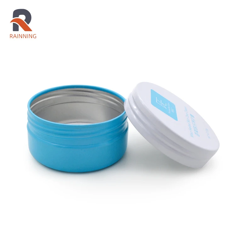 50ml Aluminum Jar Metal Candle Container 1.67OZ Round Empty Candle Jars