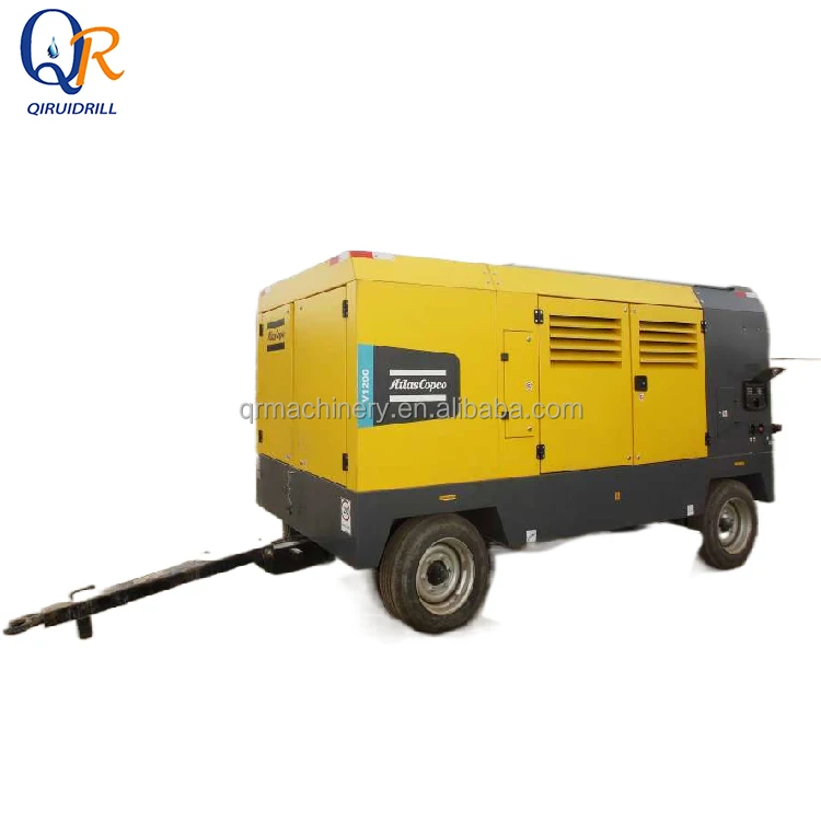 Diesel screw moving air compressor