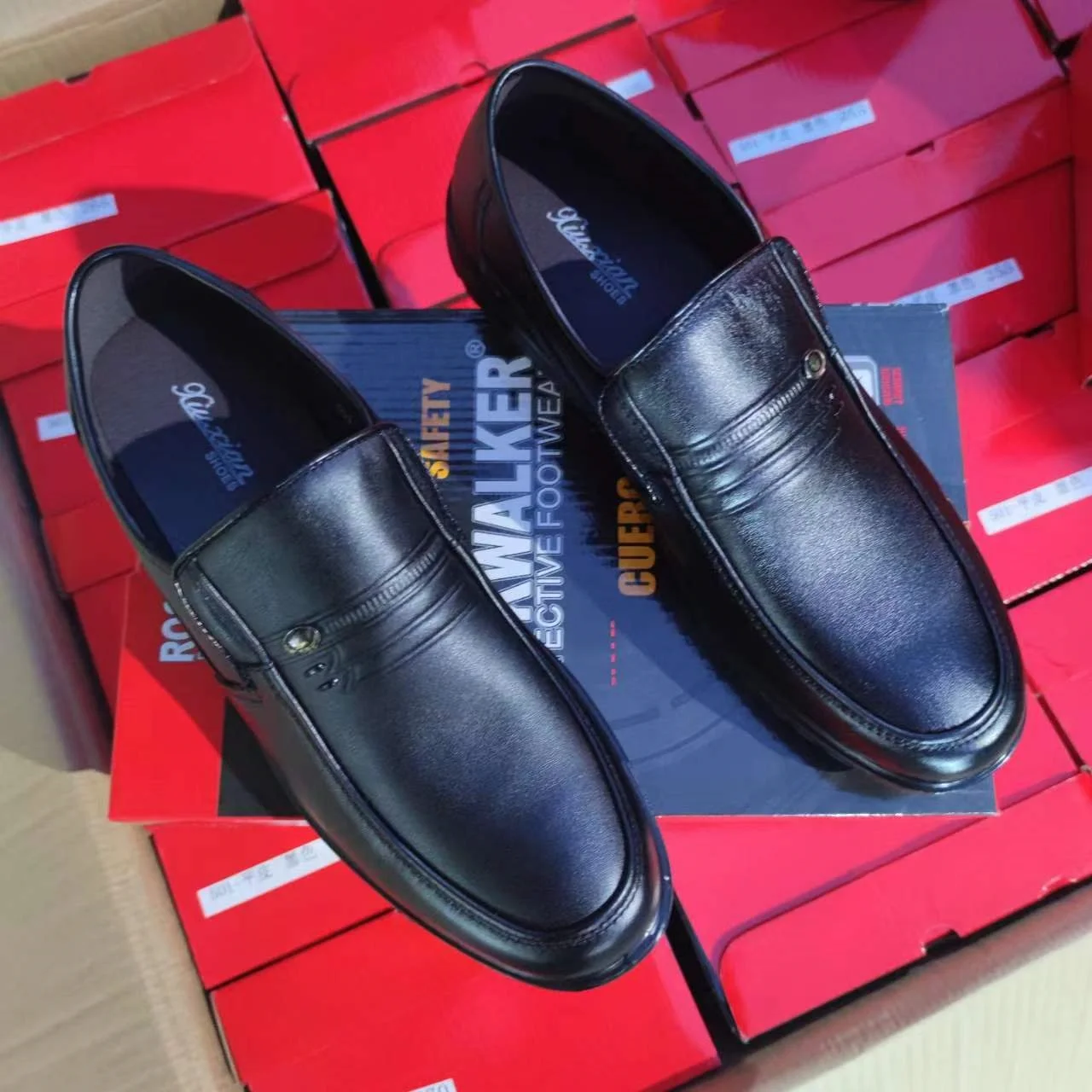 High Quality Anti-slip Leather Safety Work Shoes Shoes Stock