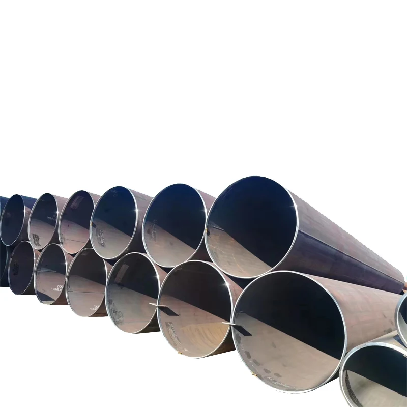 Black Iron Pipe Manufacturer Sale X52 Steel 72 Inch Size LSAW Welded steel pipe