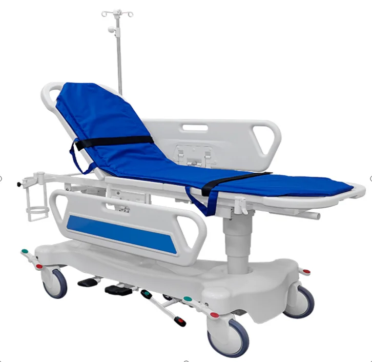 Больничная ручная скорой помощи гидравлический складные носилки пациентов по кровать носилки скорой помощи