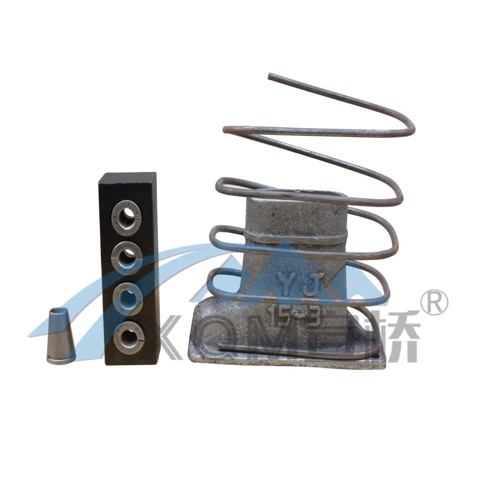 High quality 5 holes Flat slab system tensioning tendons prestressed anchor used for post-tensioning system