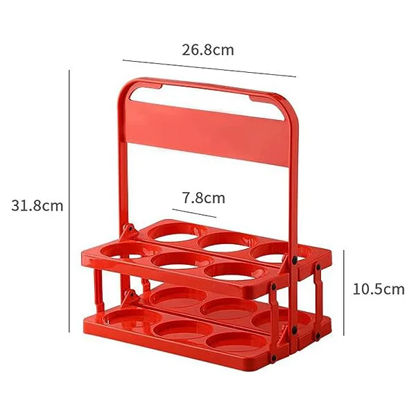 6 Pack foldable beer Bottle Carrier holder / 4  beer holder plastic for outdoor activity