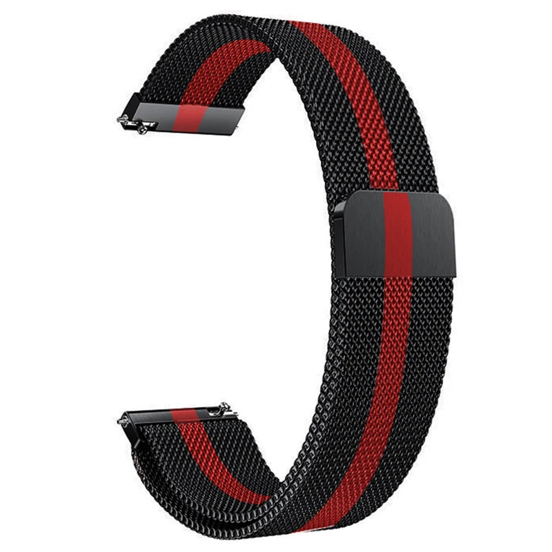 New Milanese 18mm 20mm 22mm Replacement Stainless Watch Strap For Huawei Samsung Garmin etc.
