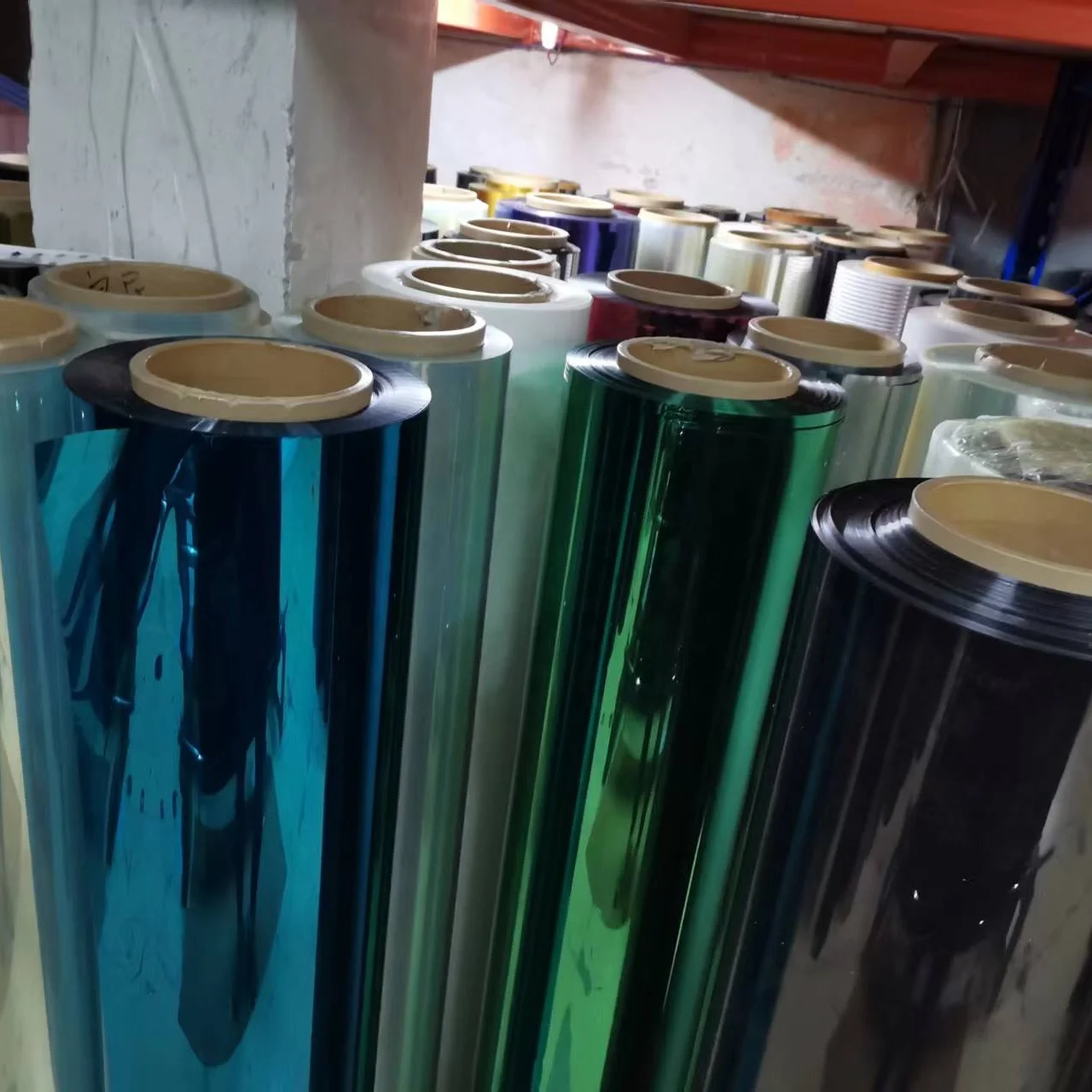 Wholesale Factory Price Building Decoration Colorful  Rainbow Glass Sticker Window Tint Dichroic Film