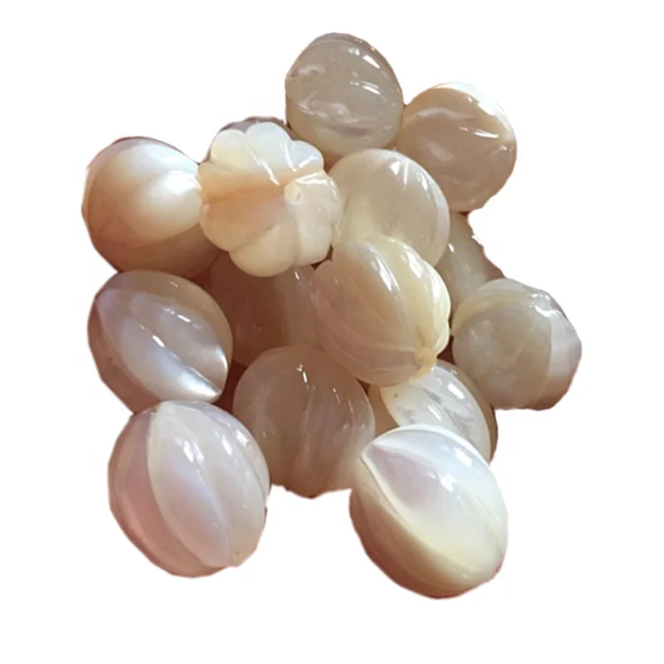 natural white mother of pearl shell beads