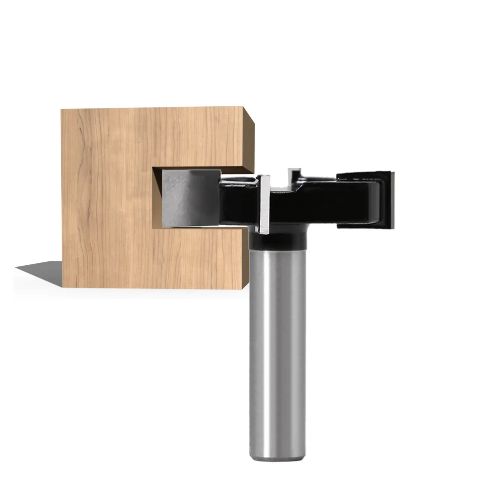 ALPHA 1/2 Inch Shank 4 Flute China Wood Router Bits Surfacing Planning Router Bit