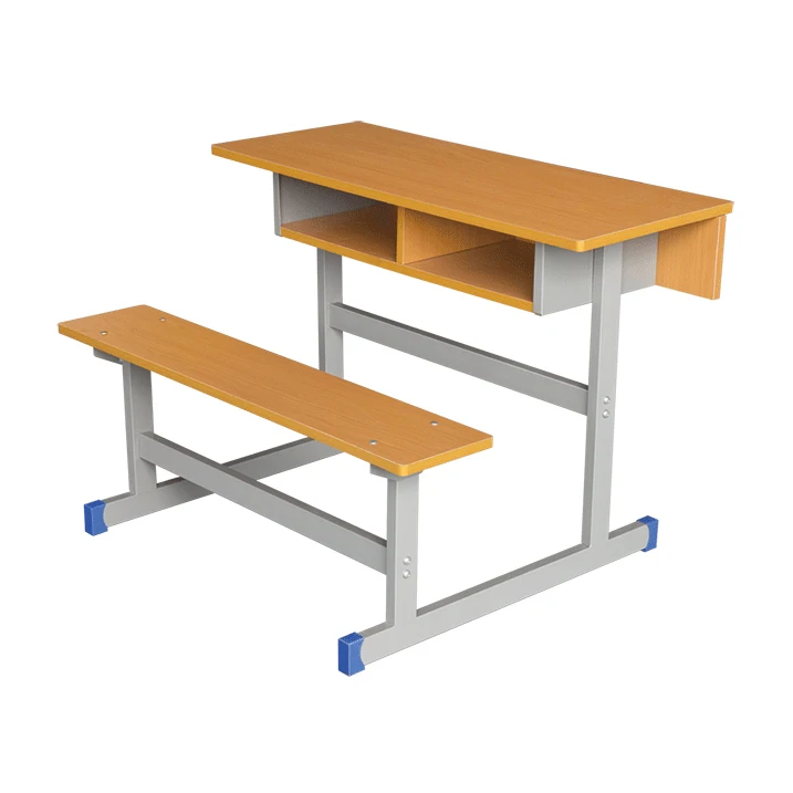 china manufacturers Double used school student furniture desk and chair for sale