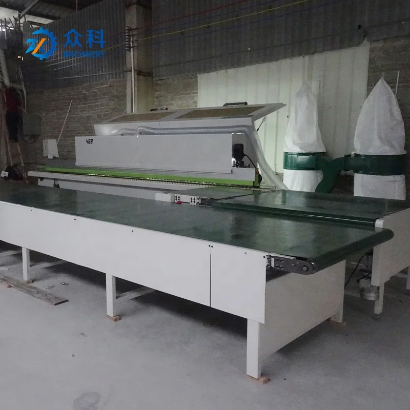 Fully automatic belt conveyor  return roller line system use in edge banding machine wood belt conveyor