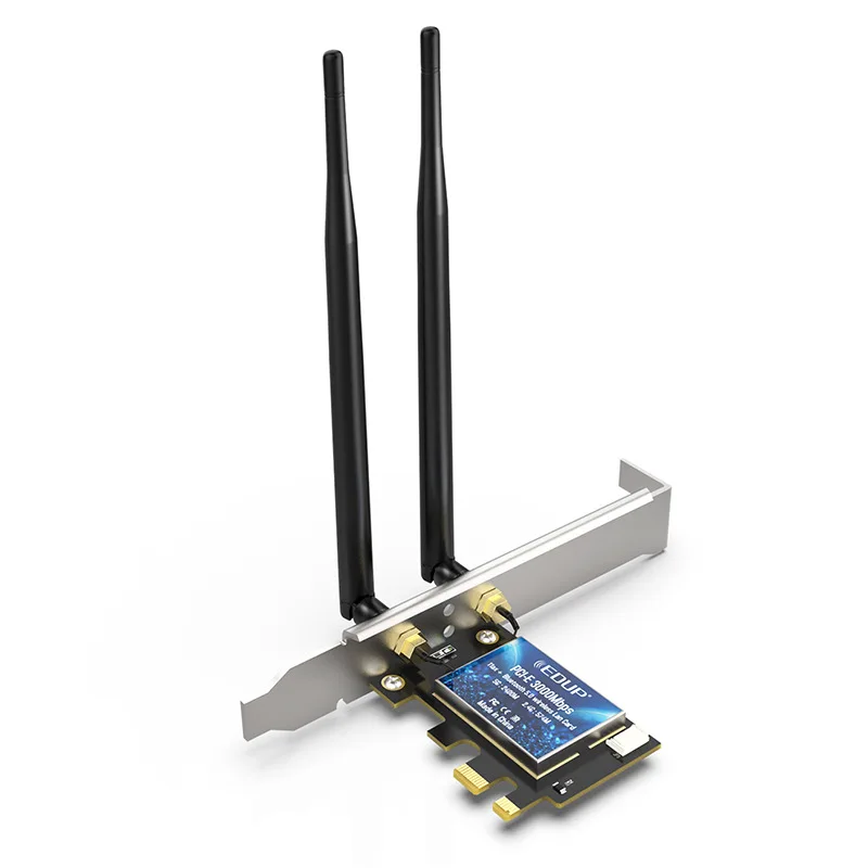 3000Mbps usb wifi card 802.11ax blue-tooth5.1 dual band PCI-E wireless card WiFi 6 Network Card AX200NGW Chipset