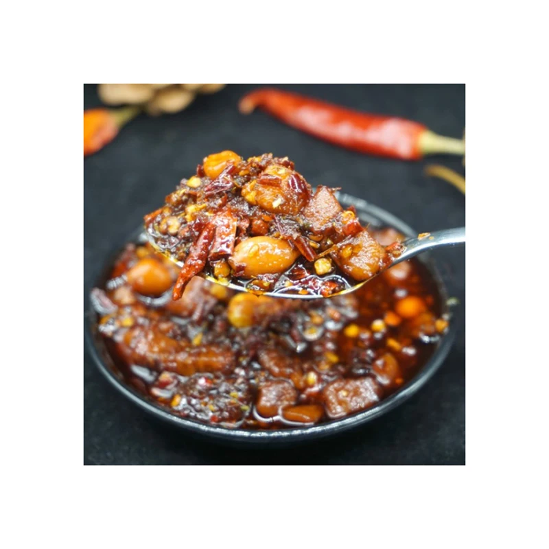 Wholesale Chinese Delicious Fresh Peanut Oil Chili Spicy Concentrated Chili Sauce Snacks