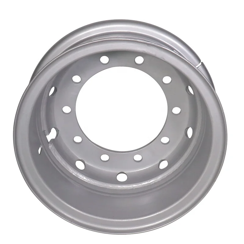 High Quality Heavy Truck Rims 6.5-20 Inch Steel Wheels Tyre Size Freightliner Truck Parts