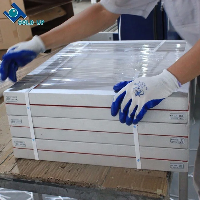 30x40cm Aluminum Printing Silk Screen Frame Mesh with 180 White All Screen Printing Machines 15-27n/cm Polyester From Gold-up