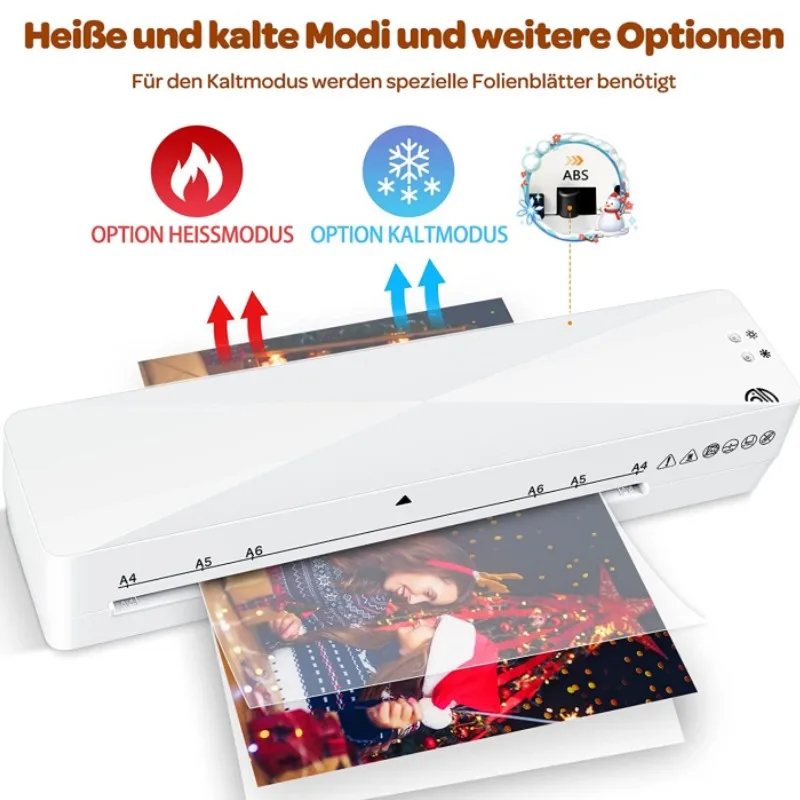 FNL001 Automatic Laminating Roll to Roll Desktop Hot and Cold A4 Pouch Laminator Machine