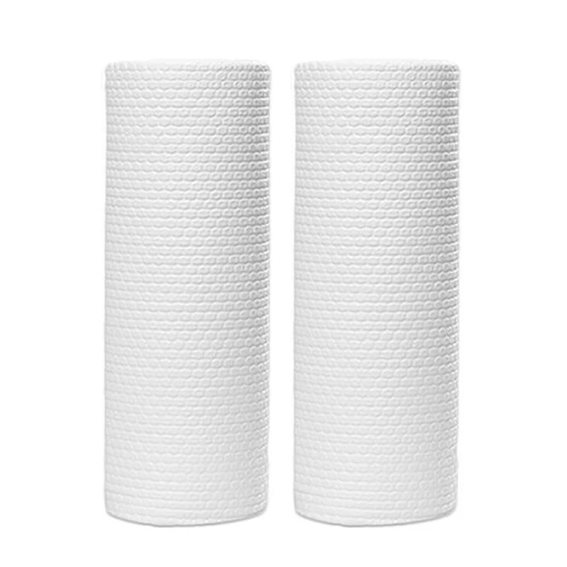 White Embossed Super Oil Absorb Spunlace Nonwoven Towel Multipurpose Fabric