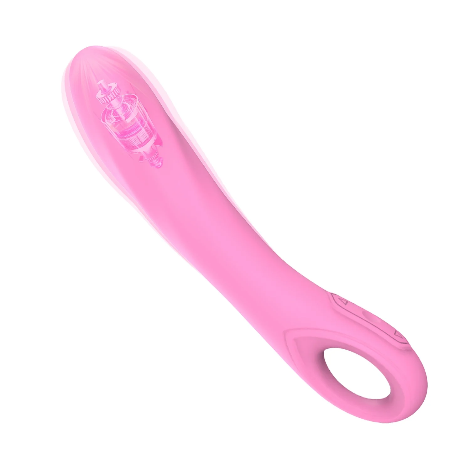 Ylove Soft Silicone Female Pleasure Wand Massager Vagina Stimulating Vibrator Dildo for Couples