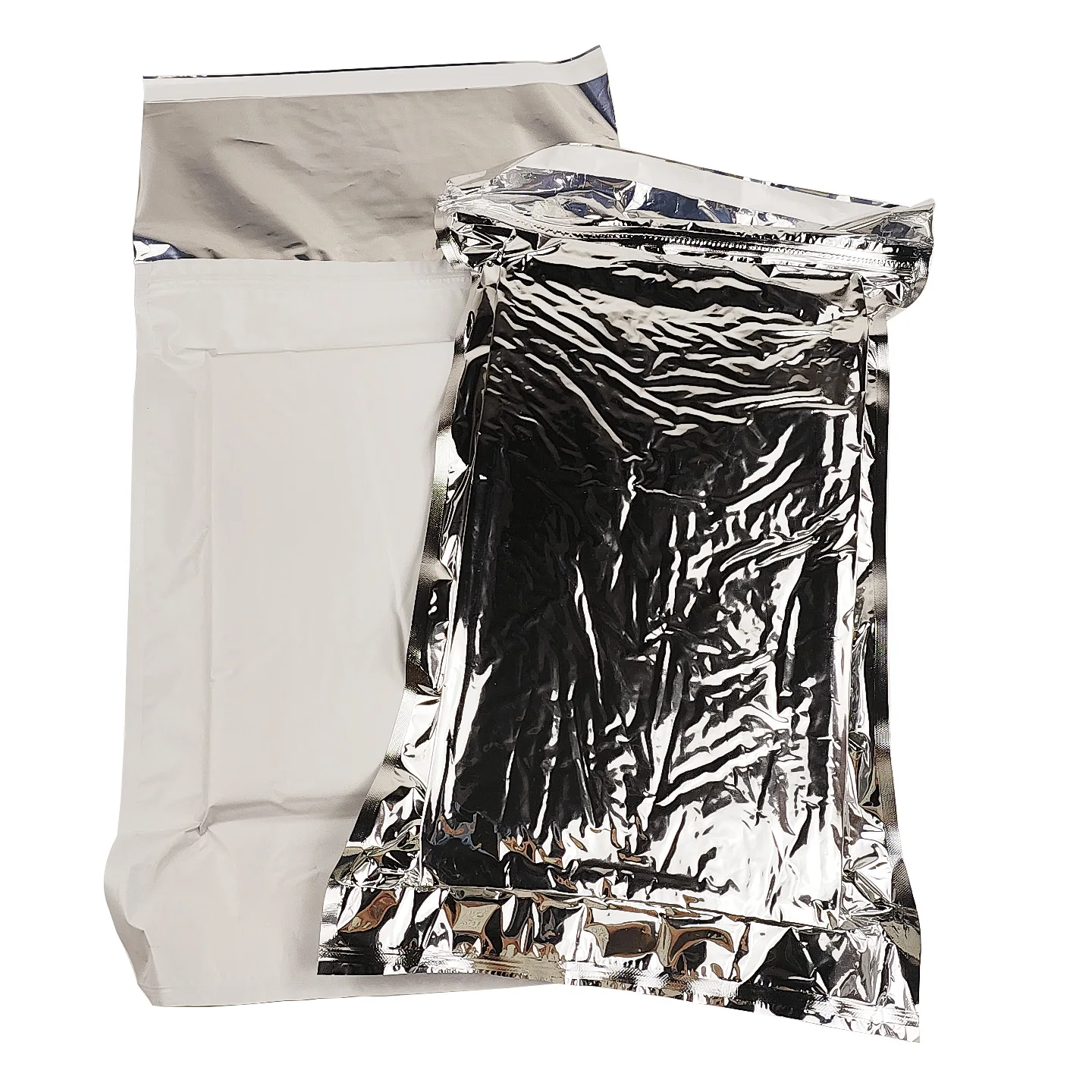 Portable aluminum foil Portable custom sized flat folding cooler insulation bag for 48 hours