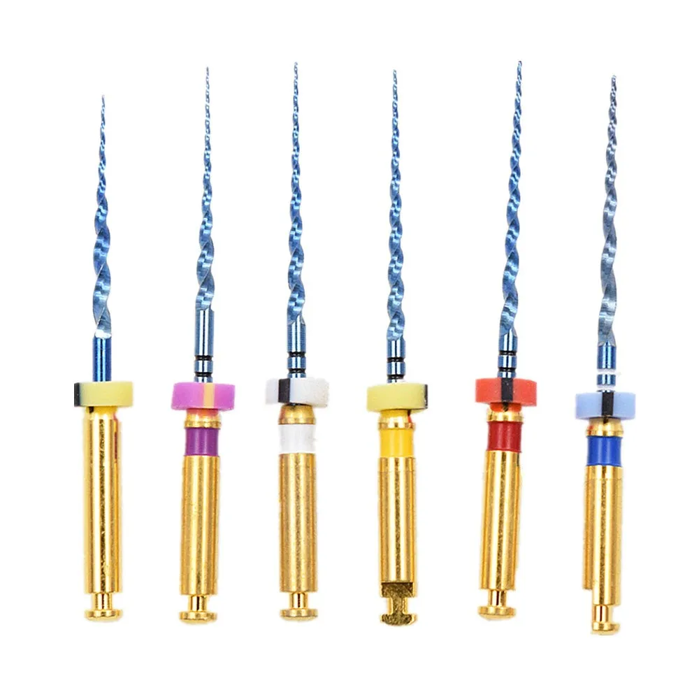 Dental Heat Activated Files Endo Engine Use Rotary 25mm For Root Canal Treatment