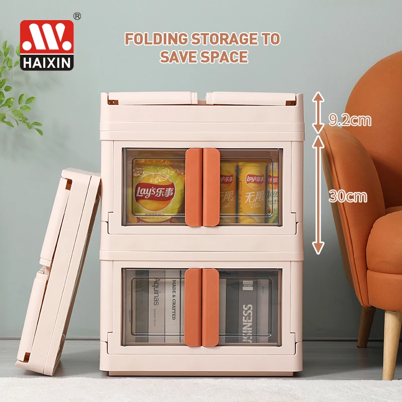Large capacity clothes toy Collapsible cabinet Trunk Organizer, Dorm Room Essentials,wardrobe plastic folding storage box