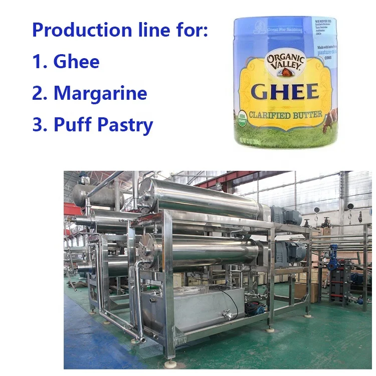 
1000kg per hour vegetable ghee production line making equipment making machine 