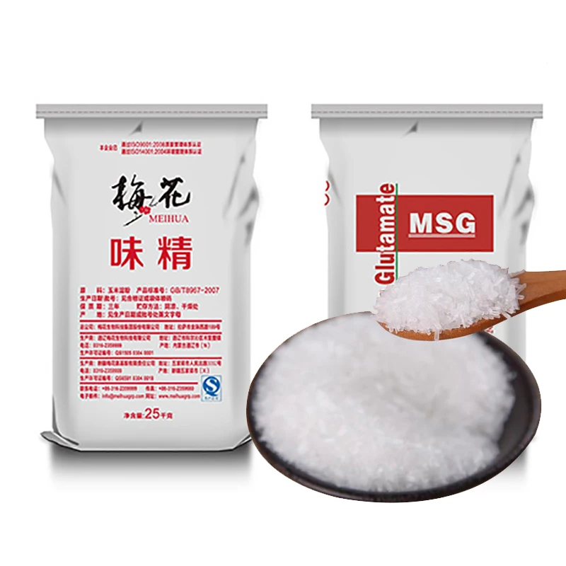 Food flavour 99% 25kgs bag 20-80 mesh MSG Monosodium Glutamate
