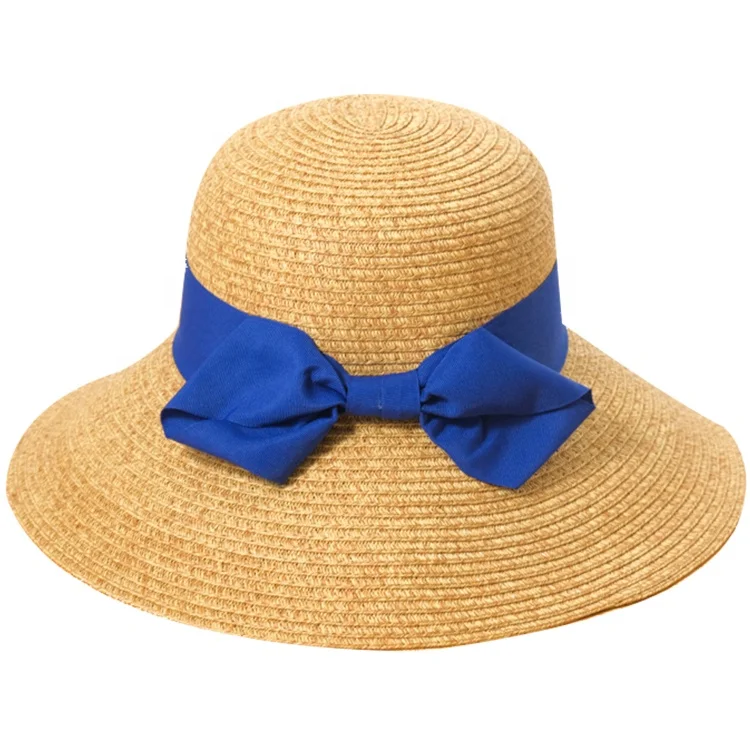Summer straw hats women luffy colour block peru wheat folding wholesale straw hats